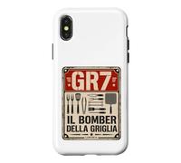 Custodia per iPhone X/XS Cover Grigliata GR7 Bomber Della Griglia Regalo Grigliatore