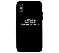 Custodia per iPhone X/XS Cover Nicolò Filippucci Tutte Le Ragazze Vogliono...