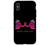 Custodia per iPhone X/XS Credi nella speranza, combatti la consapevolezza del cancro al seno, progettazione sanitaria