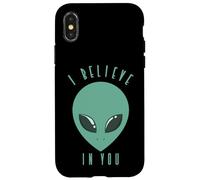 Custodia per iPhone X/XS Credo che un alieno dich