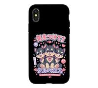 Custodia per iPhone X/XS Cucciolo di mitologia greca Kawaii Cerberus
