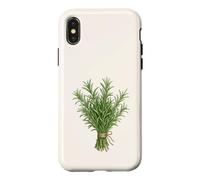 Custodia per iPhone X/XS Cucina botanica vintage alle erbe aromatiche al dragoncello