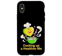 Custodia per iPhone X/XS Cucinare un design Me Heart Chef più sano