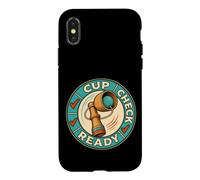 Custodia per iPhone X/XS CUP CHECK READY Gioco di abilità con coppa e pallina