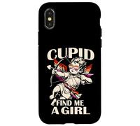 Custodia per iPhone X/XS Cupido Trovami Una Ragazza Umorismo Lesbica Orgoglio Saffico
