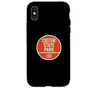Custodia per iPhone X/XS Custer State Park South Dakota SD Nature Vacation Souvenir