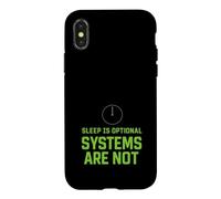 Custodia per iPhone X/XS Cyber Security Cybersecurity Hacker etico Sicurezza IT