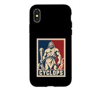 Custodia per iPhone X/XS CYCLOPS Mitologia greca Guerriero gigante con un occhio