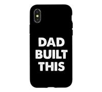Custodia per iPhone X/XS Dad Built This