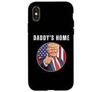 Custodia per iPhone X/XS Daddy's Home Donald Trump Presidente conservatore repubblicano