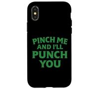 Custodia per iPhone X/XS Dammi un pizzico e ti darò un pugno