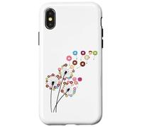Custodia per iPhone X/XS Dandelion Donut Flower Donut Tree