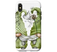 Custodia per iPhone X/XS Dandelion Garden Gnomes For Gay Couple Funny Dandy Gnome