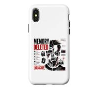 Custodia per iPhone X/XS Dati cancellati dalla memoria Corrotto Cyber Glitch Dystopian Art