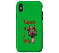 Custodia per iPhone X/XS Dawnsio ar y dibyn. Giocare con il fuoco.