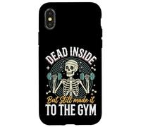 Custodia per iPhone X/XS Dead Inside But Still Made It To The Gym Culturista
