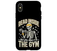 Custodia per iPhone X/XS Dead Inside But Still Made It To The Gym Culturista