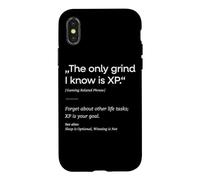 Custodia per iPhone X/XS Definizione di gioco Gamer XP Grinding Console Giochi per PC