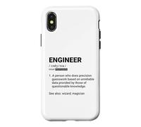 Custodia per iPhone X/XS Definizione Ingegnere Divertente Sarcastico STEM Nerd Scienza Matematica