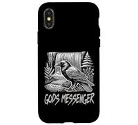 Custodia per iPhone X/XS Dei Messaggero Corvo Corvo Scena Gotica