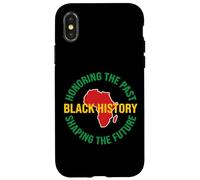 Custodia per iPhone X/XS Design Black History Honoring the Past Shaping the Future