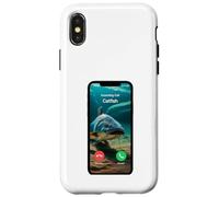 Custodia per iPhone X/XS Design per pesca al pesce gatto in arrivo per pescatori Master