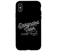 Custodia per iPhone X/XS Designated Voter Democracy Voting Gift For Registered Voters