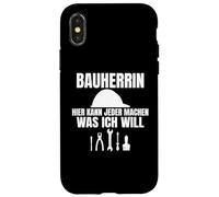 Custodia per iPhone X/XS Detti della costruzione della casa della casa dei sogni del