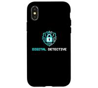 Custodia per iPhone X/XS Digital Detective Cybersecurity IT Specialist Analista Tech