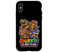 Custodia per iPhone X/XS Dinosauri del Queer Claw Club