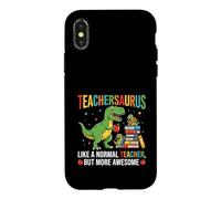 Custodia per iPhone X/XS Dinosauri Teachersaurus Impressionante Insegnante