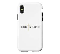 Custodia per iPhone X/XS Dio è Amore Gesù croce