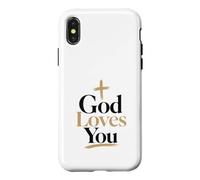 Custodia per iPhone X/XS Dio ti ama