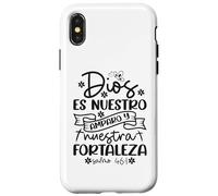 Custodia per iPhone X/XS Dios es nuestro amparo y fortaleza