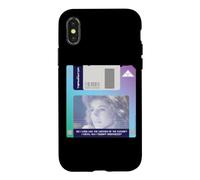 Custodia per iPhone X/XS Disco floppy retrò The Terminator Sarah Connor