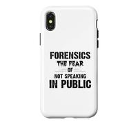 Custodia per iPhone X/XS Discorso e dibattito Forense Paura di non parlare in pubblico