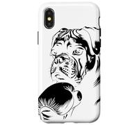 Custodia per iPhone X/XS Disegno di cane da boxe Pugile dilettante