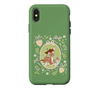 Custodia per iPhone X/XS Disney Bambi Spring Forest Enchantment Floral Coquette Style