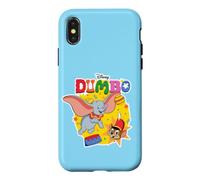 Custodia per iPhone X/XS Disney Dumbo 85th Anniversary Timothy Q. Mouse Circus Fun