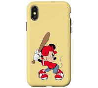 Custodia per iPhone X/XS Disney Sports Minnie Mouse Baseball Team Player