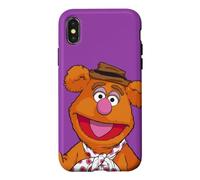 Custodia per iPhone X/XS Disney The Muppets Fozzie Bear Big Face Purple