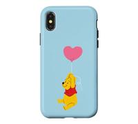 Custodia per iPhone X/XS Disney Winnie the Pooh Valentine's Day Heart Balloon