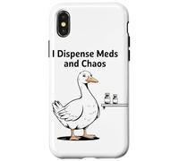 Custodia per iPhone X/XS Dispenso Medicinali E Caos Tra Gli Operatori Sanitari Duck