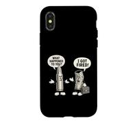 Custodia per iPhone X/XS Divertente design a forma di proiettile per amanti delle armi