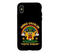 Custodia per iPhone X/XS Divertente goblin celtico dicendo strano nobilitato