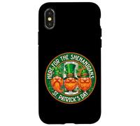 Custodia per iPhone X/XS Divertente il giorno di San Patrizio qui per gli Shenanigans