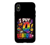 Custodia per iPhone X/XS Divertente LGBTQI Queer LGBT