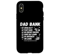 Custodia per iPhone X/XS Divertente Papà Banca Deve Essere Bello Per Mamma