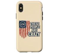 Custodia per iPhone X/XS Divertente queste persone sono pazze