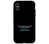 Custodia per iPhone X/XS Divina Commedia Paradiso L'amor che move il sole Dante